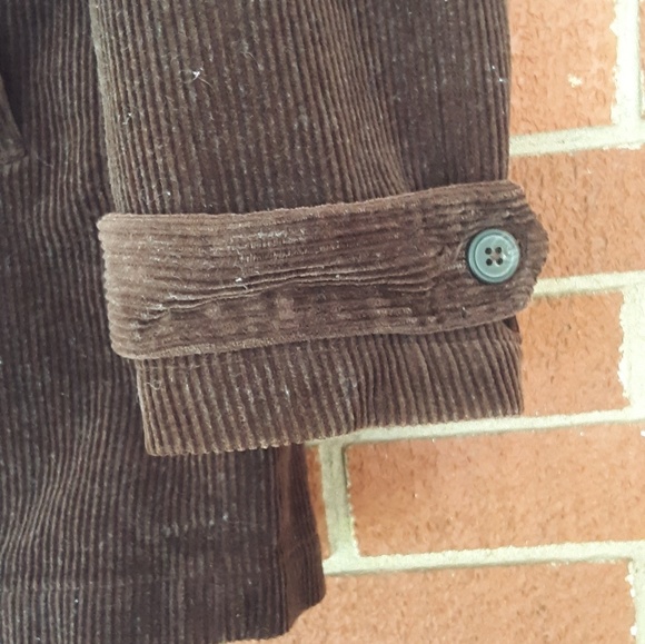 GAP Size XS Corduroy Button-Up Brown Womens Coat - Picture 4 of 6